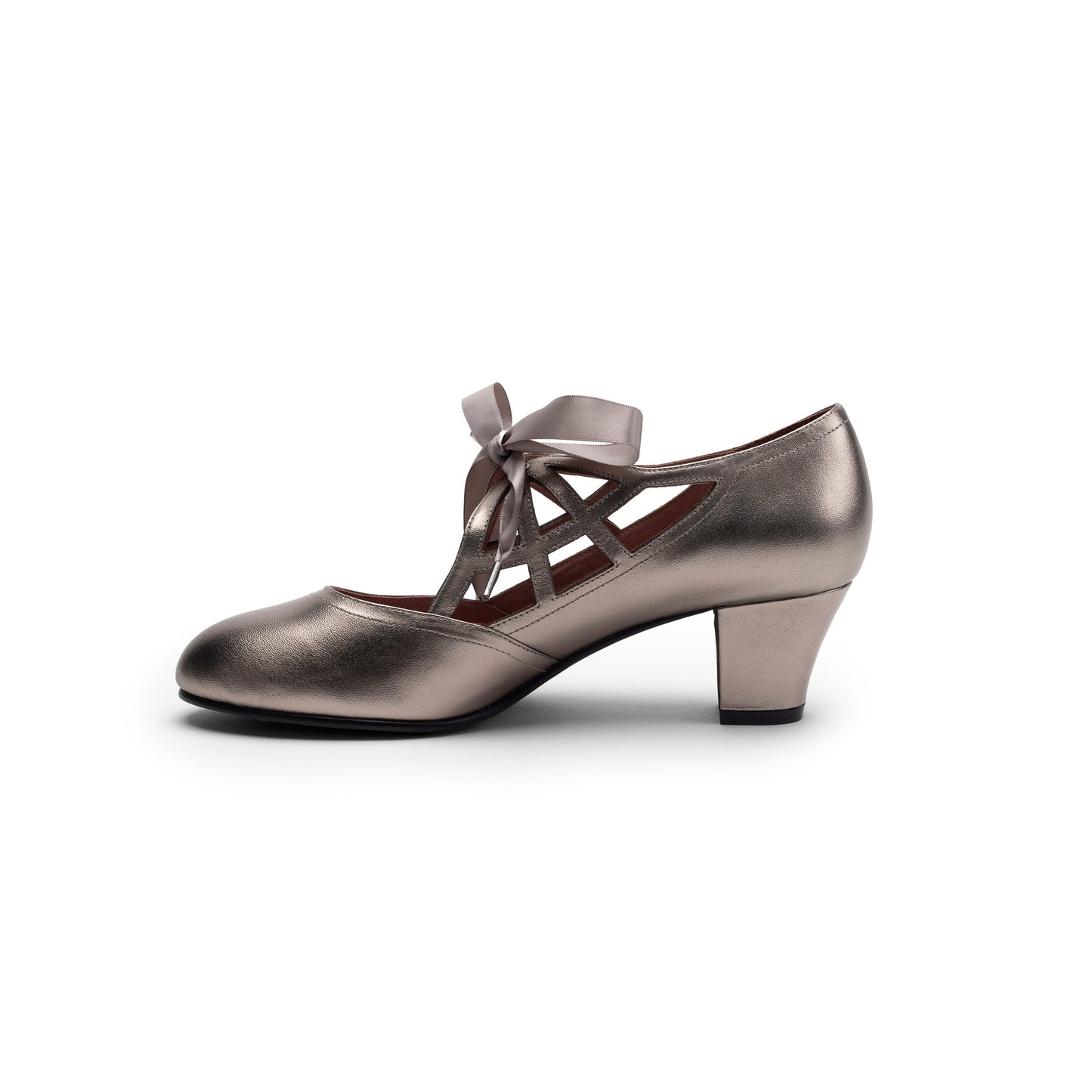 Parker Spiderweb Pumps (Pewter)