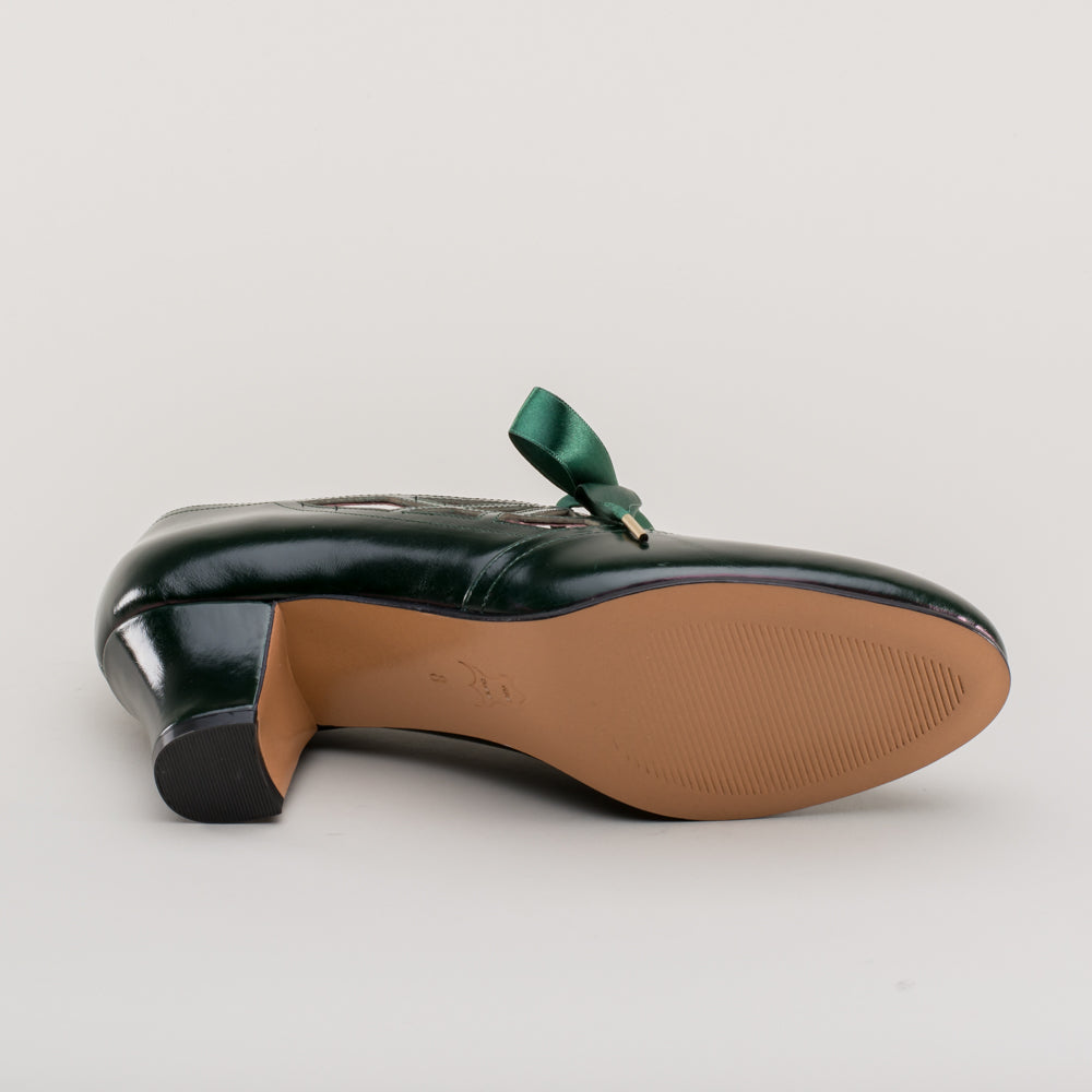Parker Vintage Spiderweb Pumps (Green)