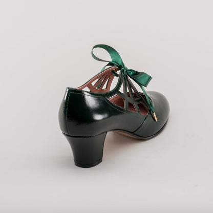 Parker Vintage Spiderweb Pumps (Green)