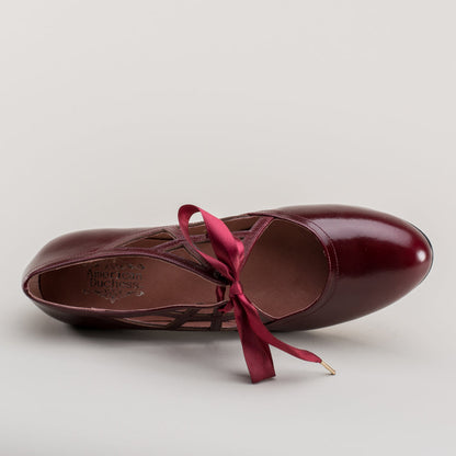 Parker Vintage Spiderweb Pumps (Merlot)