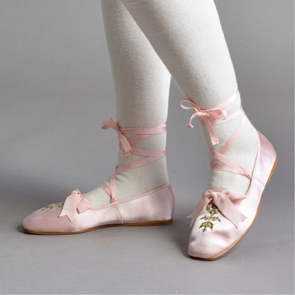 Penelope Regency Slippers (Ballet Pink)