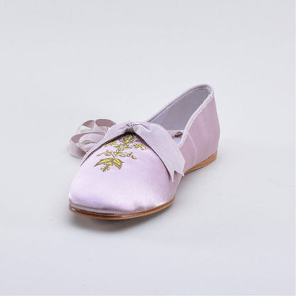 Penelope Regency Slippers (Light Purple)
