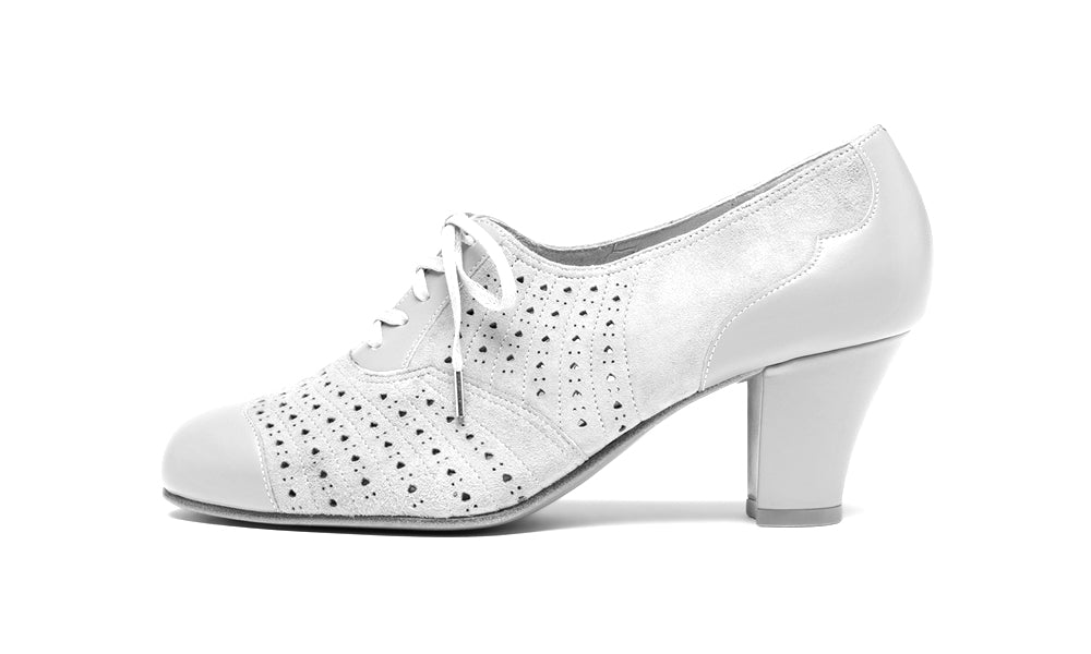 Rita Vintage Oxfords Wide (Blush Pink)