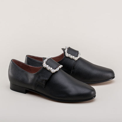 Schuyler 18th Century Shoes (Black)