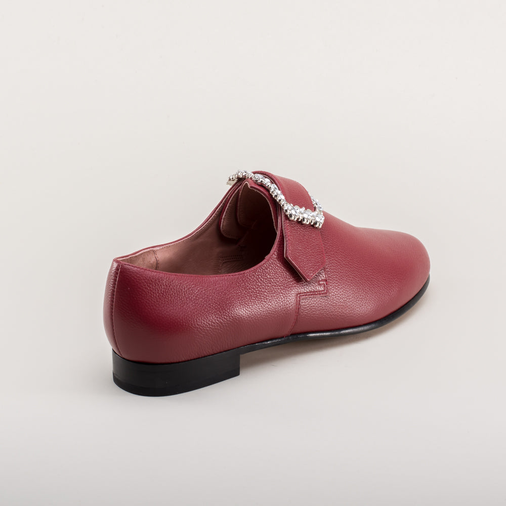 Schuyler 18th Century Shoes (Oxblood)