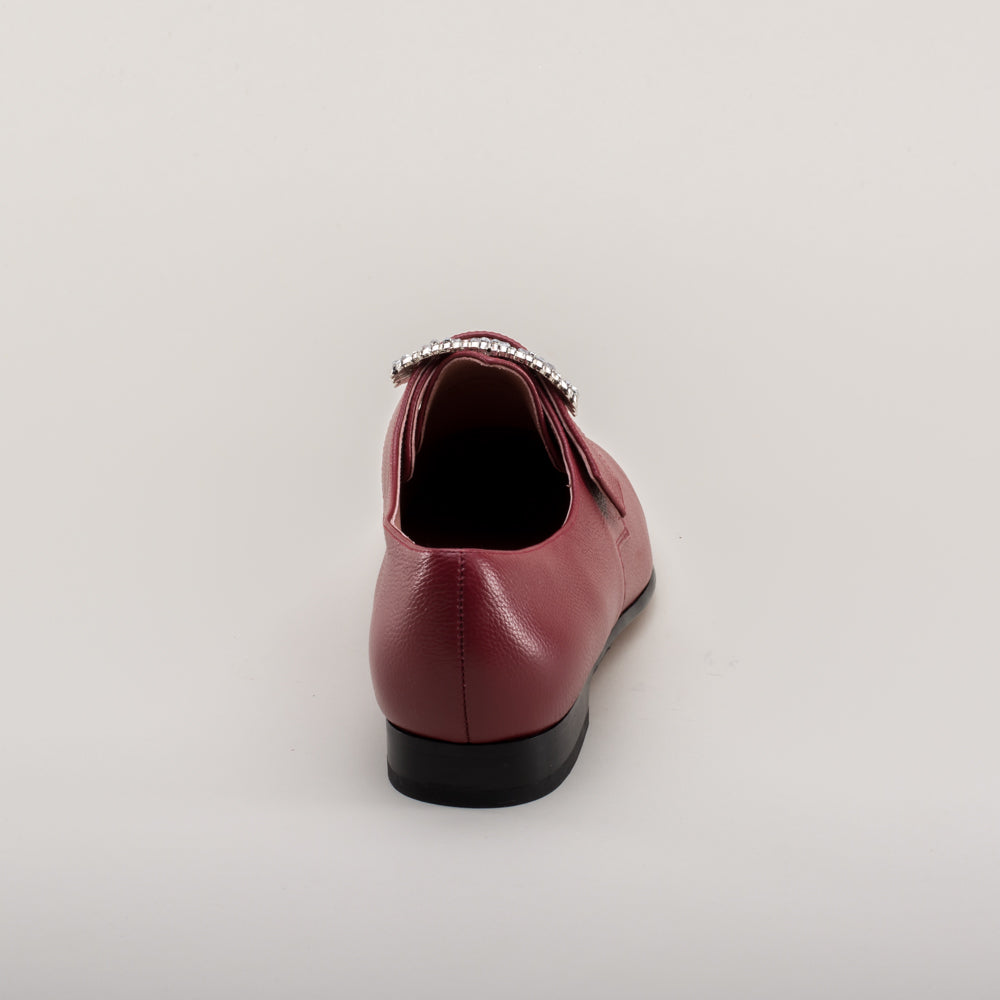 Schuyler 18th Century Shoes (Oxblood)