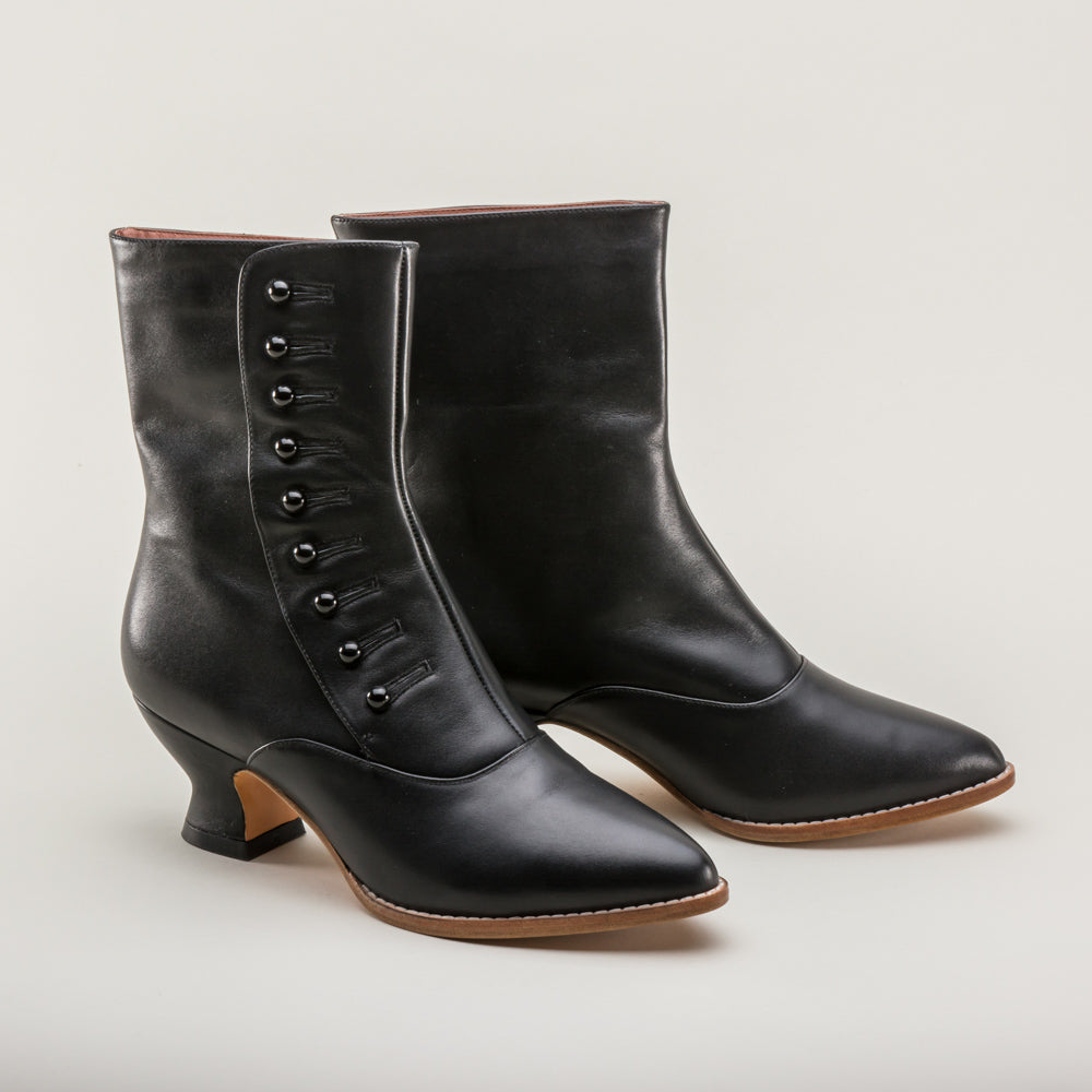 Tavistock Victorian Button Boots (Black)