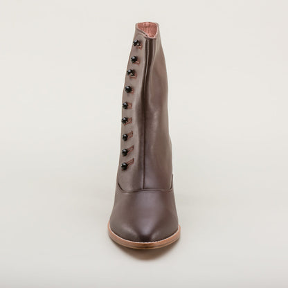Tavistock Victorian Button Boots (Brown)