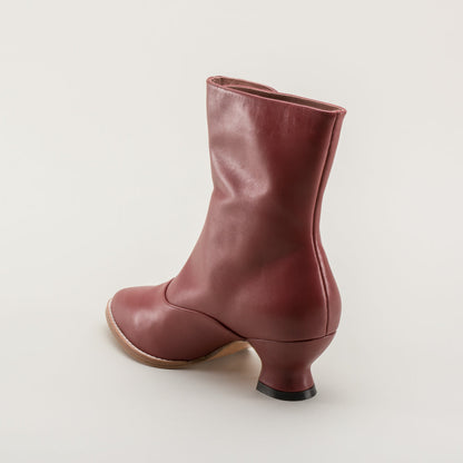 Tavistock Victorian Button Boots (Oxblood)