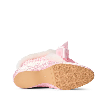 PRE-ORDER Victoria Carriage Boots (Pink/Ivory)