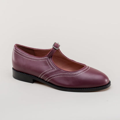 Wednesday Vintage Mary Jane Shoes (Merlot)