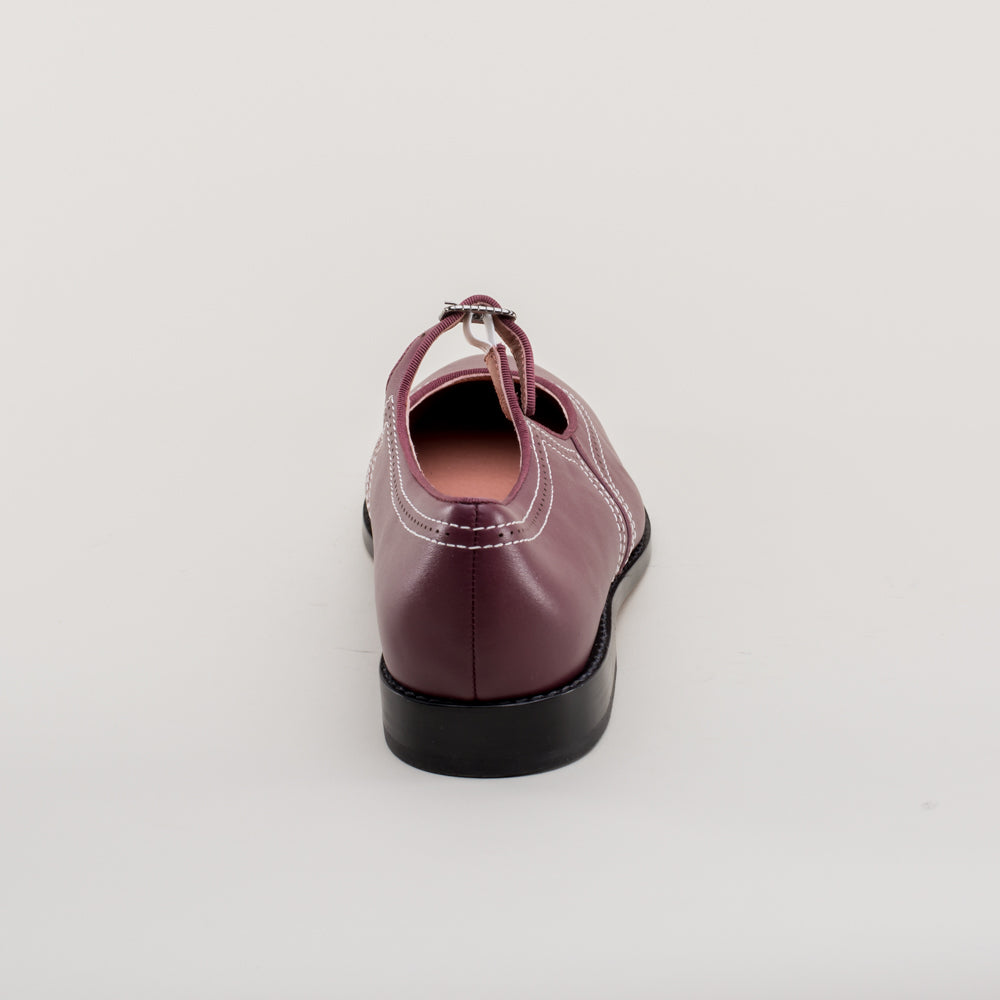 Wednesday Vintage Mary Jane Shoes (Merlot)