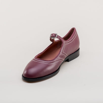 Wednesday Vintage Mary Jane Shoes (Merlot)
